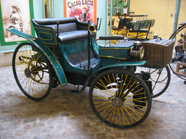 Voiture sans chevaux Peugeot vis--vis